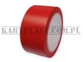 Taśma ostrzegawcza PVC 50mm x 33m czerwona